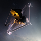 Artist’s rendering of Webb fully deployed in space.